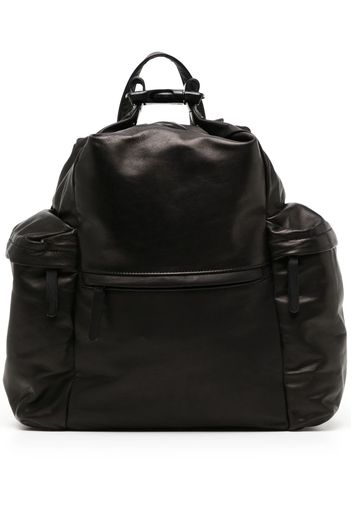 Yohji Yamamoto Rucksack aus Leder - Schwarz