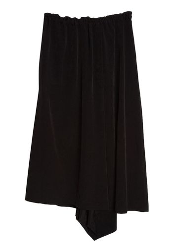 Yohji Yamamoto Hose mit Rock-Overlay - Schwarz