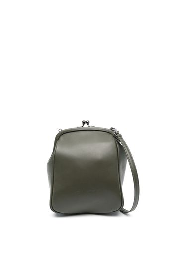 Yohji Yamamoto Semi Gloss leather crossbody bag - Grün