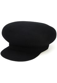 Yohji Yamamoto Baker Boy wool cap - Schwarz