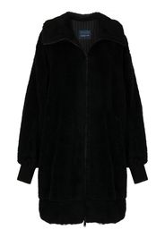 Yohji Yamamoto oversized wool coat - Schwarz