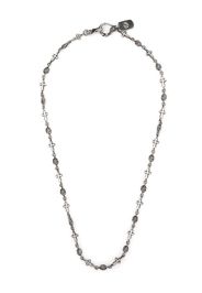 Yohji Yamamoto cross chain necklace - Silber