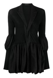 Yohji Yamamoto plunge-neck blazer - Schwarz