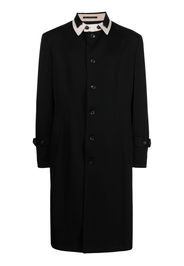 Yohji Yamamoto Mantel im Layering-Look - Schwarz