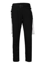 Yohji Yamamoto Röhrenhose mit Gürtel - Schwarz