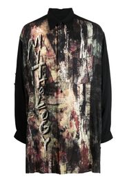 Yohji Yamamoto A-Mythology long-sleeve shirt - Schwarz