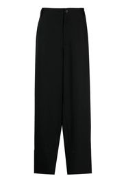 Yohji Yamamoto wool loose fit trousers - Schwarz