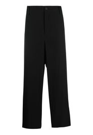 Yohji Yamamoto Baggy-Hose mit Tapered-Bein - Schwarz