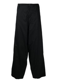 Yohji Yamamoto four-pocket straight trousers - Schwarz