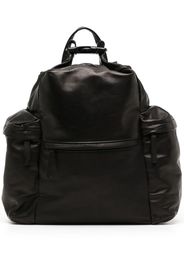 Yohji Yamamoto Rucksack aus Leder - Schwarz