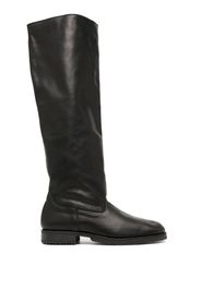 Yohji Yamamoto Kniehohe Stiefel - Schwarz