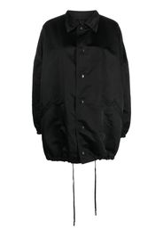 Yohji Yamamoto puffball single-breasted bomber jacket - Schwarz