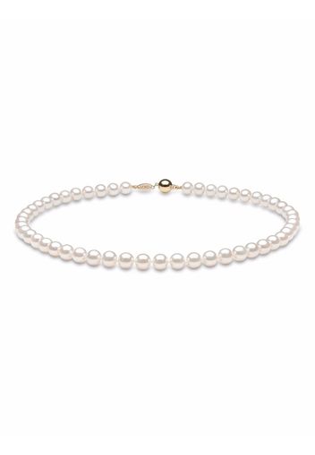 Yoko London 18kt yellow gold Classic 8mm Freshwater pearl necklace