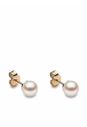 Yoko London 18kt yellow gold Classic 6mm Akoya Pearl stud earrings