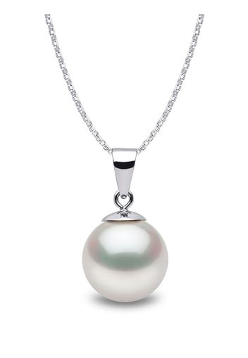 Yoko London 18kt white gold Classic 9mm South Sea pearl pendant necklace - Silber