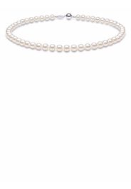 Yoko London 18kt white gold Classic 8mm Freshwater pearl necklace - Silber