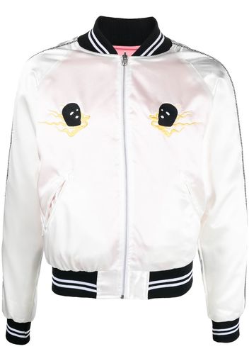 Youths In Balaclava embroidered-logo jacket - Rosa