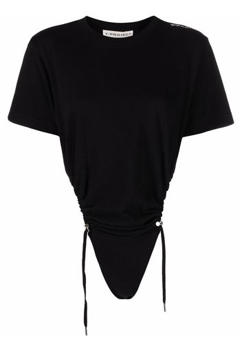 Y/Project logo-print short-sleeve T-shirt - Schwarz