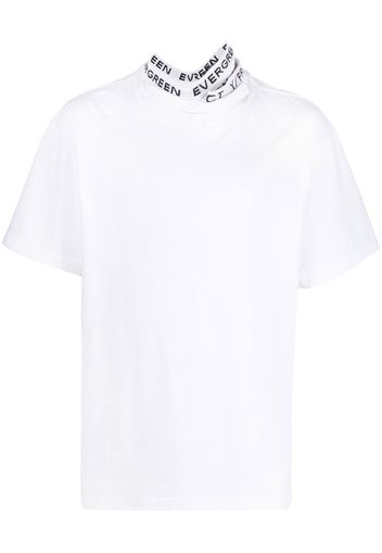 Y/Project three-collar cotton T-shirt - Weiß