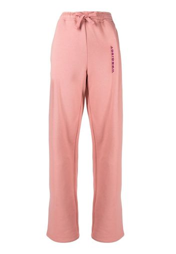 Y/Project logo-embroidered oversize track pants - Rosa