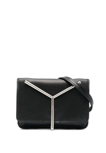 Y/Project logo-plaque crossbody bag - Schwarz