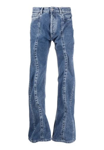 Y/Project Classic Wire denim jeans - Blau