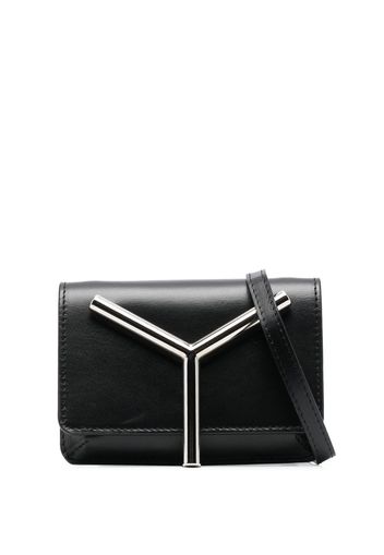 Y/Project logo-plaque crossbody bag - Schwarz