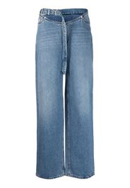 Y/Project low-rise loose-fit jeans - Blau