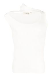 Y/Project Triple Collar ribbed tank top - Weiß