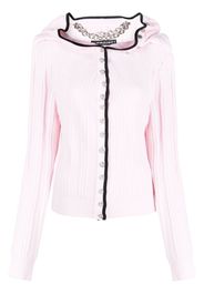 Y/Project RUFFLE NECKLACE CARDIGAN - Rosa