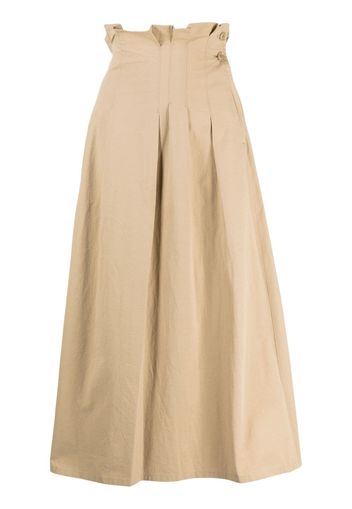 Y's high-waisted flared skirt - Braun