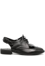 Y's slingback lace-up shoes - Schwarz