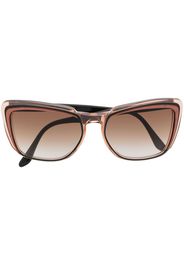 Yves Saint Laurent Pre-Owned 1980s Sonnenbrille mit eckigem Gestell - Rosa