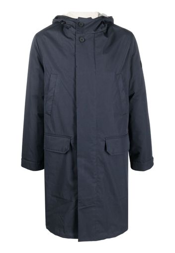 Yves Salomon shearling-lined hooded parka - Blau