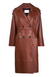 Yves Salomon Oversized-Trenchcoat - Braun