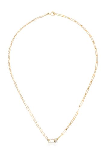 Yvonne Léon 18kt Gelbgold-Choker mit Diamanten