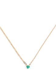 Yvonne Léon 18kt yellow gold Collier emerald necklace