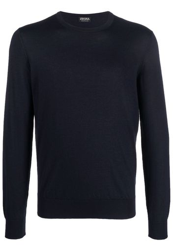 Z Zegna crew-neck cashmere jumper - Blau