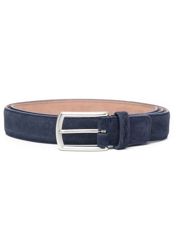 Z Zegna buckle-fastening leather belt - Blau
