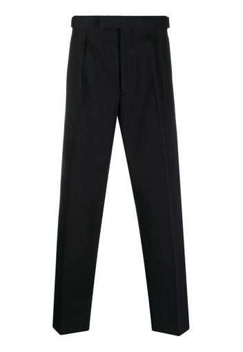 Z Zegna straight-leg tailored-cut trousers - Blau