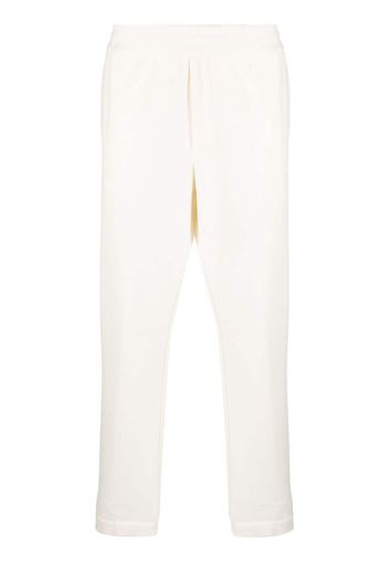 Z Zegna elasticated-waistband slim-cut trousers - Weiß