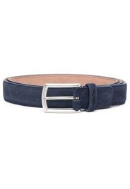 Z Zegna buckle-fastening leather belt - Blau