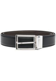 Z Zegna buckle-fastening leather belt - Braun