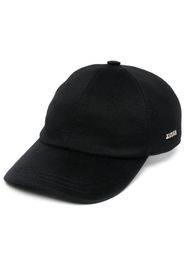 Z Zegna logo-plaque baseball cap - Schwarz