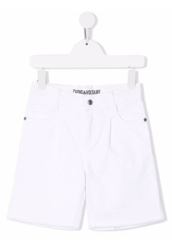 Zadig & Voltaire Kids Halbhohe Shorts - Weiß