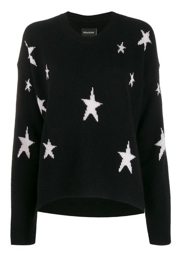 Zadig&Voltaire Pullover mit Sternen - Schwarz