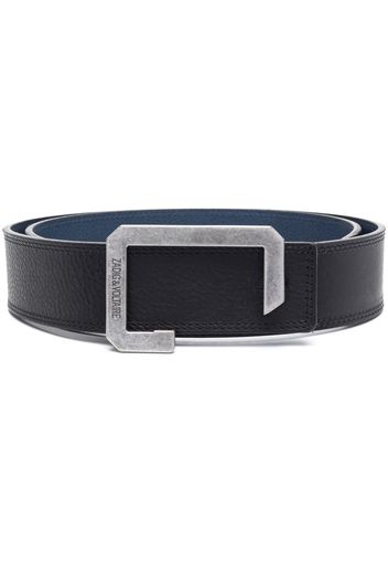 Zadig&Voltaire La Reversible leather belt - Schwarz