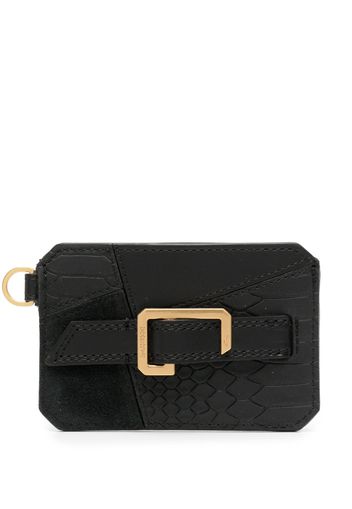 Zadig&Voltaire Le Cecilia textured card holder - Schwarz