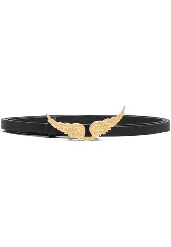 Zadig&Voltaire wings-buckle belt - Schwarz