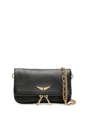 Zadig&Voltaire Rock leather clutch bag - Schwarz